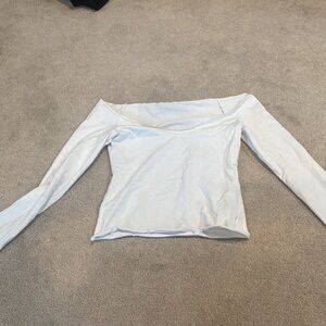 Elegant Off-Shoulder White Top